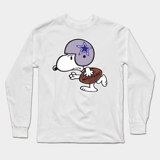 Football funny cartoon Long Sleeve T-Shirt